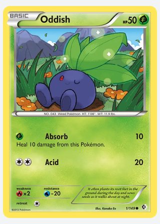 Oddish — catalogusbeeld