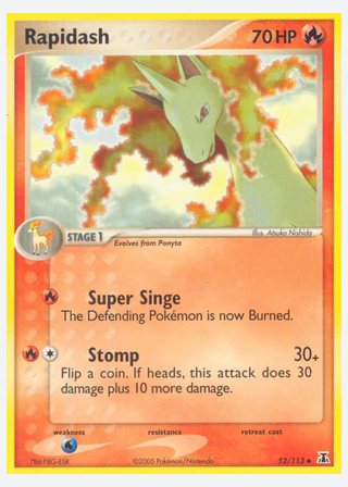 Rapidash — catalogusbeeld