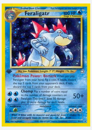 Feraligatr — catalogusbeeld