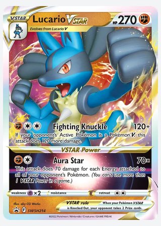 Lucario VSTAR — catalogusbeeld
