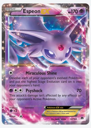 Espeon EX — catalogusbeeld