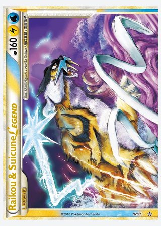Raikou & Suicune LEGEND — catalogusbeeld