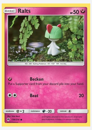 Ralts — catalogusbeeld