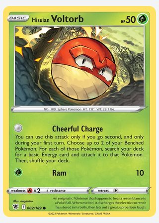 Hisuian Voltorb — catalogusbeeld