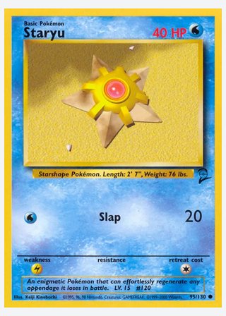 Staryu — catalogusbeeld