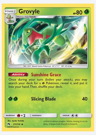 Grovyle — catalogusbeeld