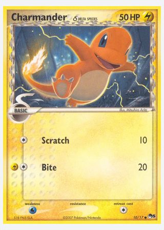Charmander δ — catalogusbeeld