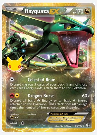 Rayquaza EX — catalogusbeeld