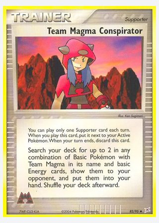 Team Magma Conspirator — catalogusbeeld