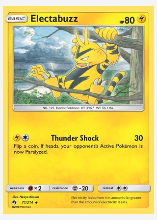 Electabuzz — catalogusbeeld
