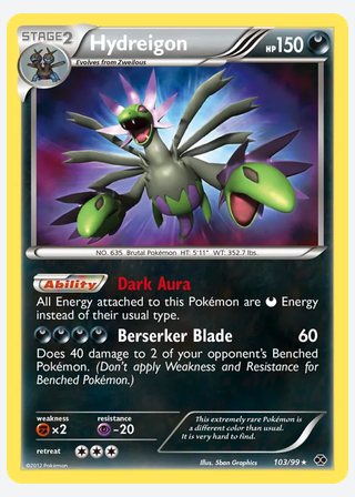 Hydreigon — catalogusbeeld