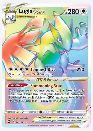 Lugia VSTAR — catalogusbeeld