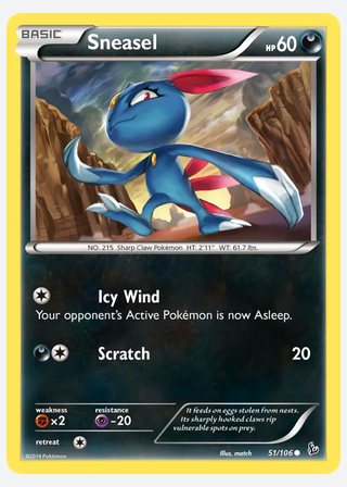 Sneasel — catalogusbeeld