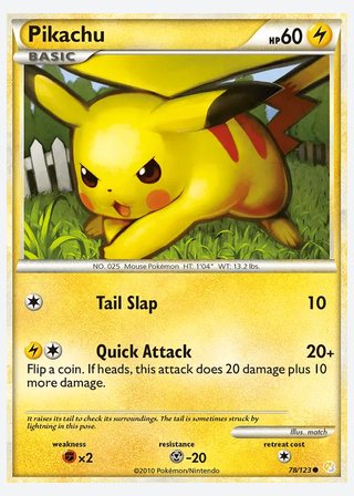 Pikachu — catalogusbeeld