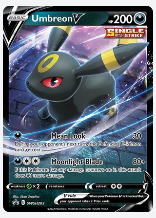 Umbreon V — catalogusbeeld