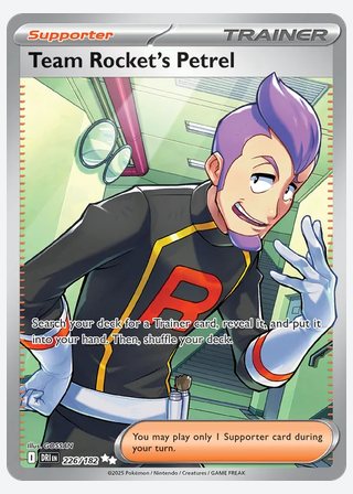 Team Rocket's Petrel — catalogusbeeld