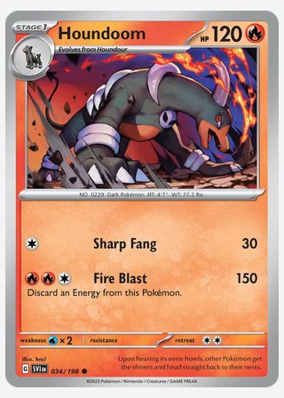 Houndoom — catalogusbeeld