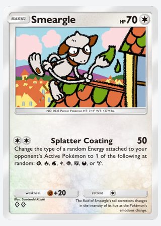 Smeargle — catalogusbeeld