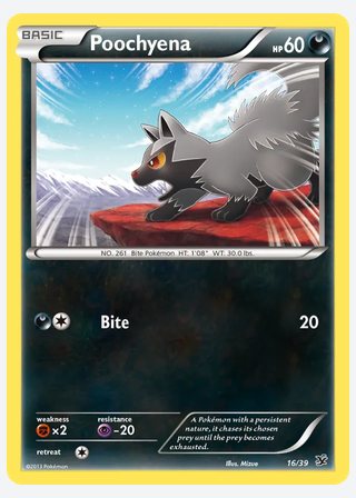Poochyena — catalogusbeeld