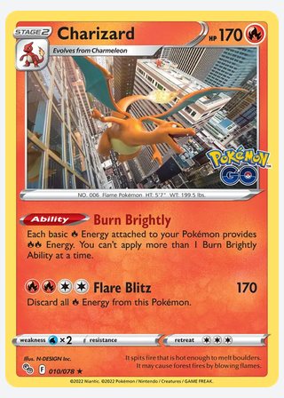 Charizard — catalogusbeeld
