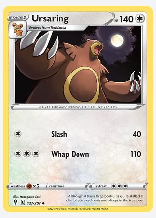 Ursaring — catalogusbeeld