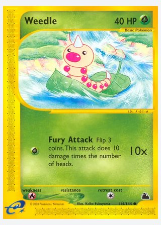 Weedle — catalogusbeeld