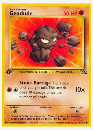 Geodude — catalogusbeeld