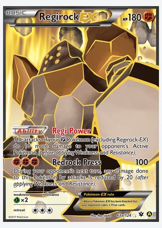 Regirock EX — catalogusbeeld