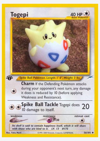 Togepi — catalogusbeeld