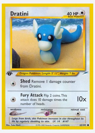 Dratini — catalogusbeeld