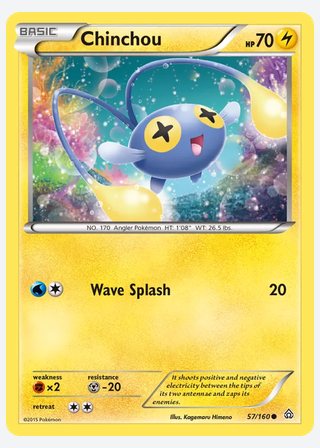 Chinchou — catalogusbeeld