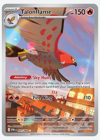 Talonflame — catalogusbeeld