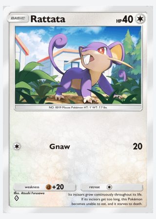 Rattata — catalogusbeeld