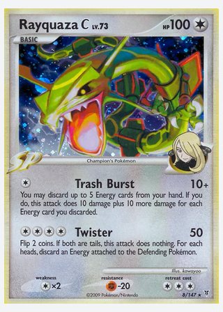 Rayquaza C — catalogusbeeld