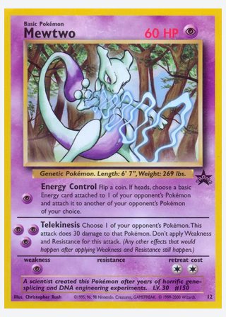 Mewtwo — catalogusbeeld