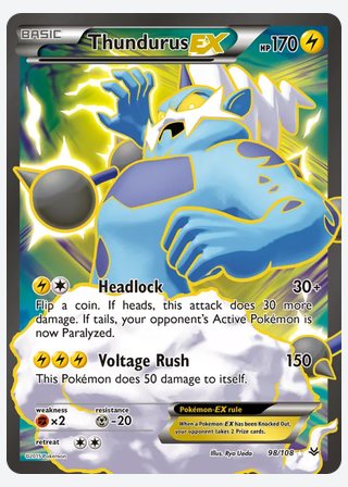 Thundurus EX — catalogusbeeld