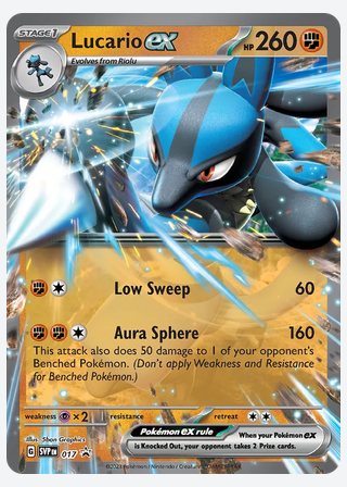Lucario ex — catalogusbeeld