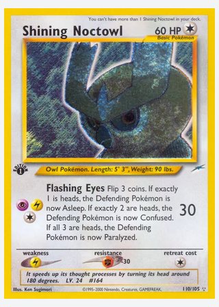 Shining Noctowl — catalogusbeeld
