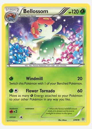 Bellossom — catalogusbeeld