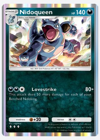 Nidoqueen — catalogusbeeld