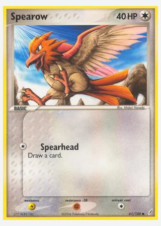 Spearow — catalogusbeeld