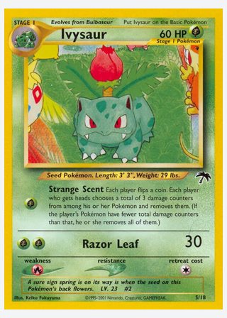 Ivysaur — catalogusbeeld