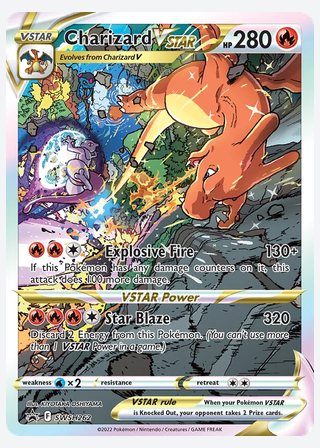 Charizard VSTAR — catalogusbeeld