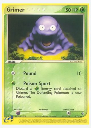 Grimer — catalogusbeeld