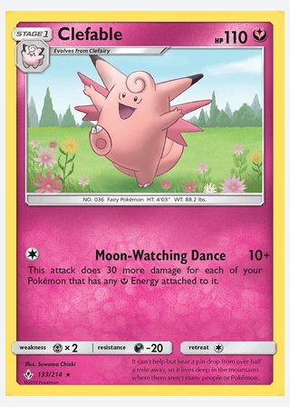 Clefable — catalogusbeeld