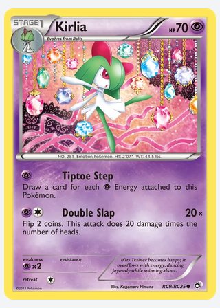 Kirlia — catalogusbeeld