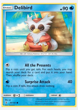 Delibird — catalogusbeeld