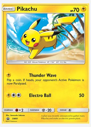Pikachu — catalogusbeeld