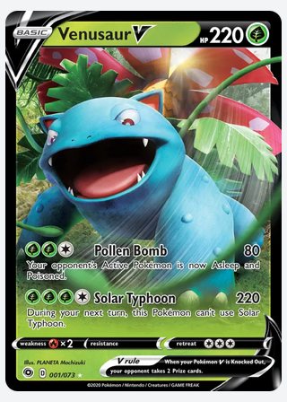 Venusaur V — catalogusbeeld