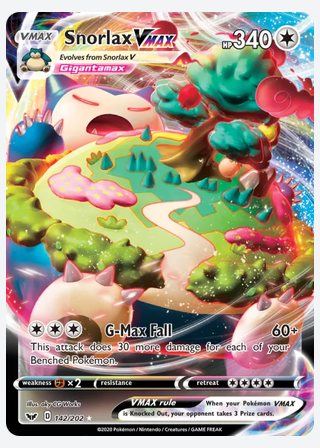 Snorlax VMAX — catalogusbeeld